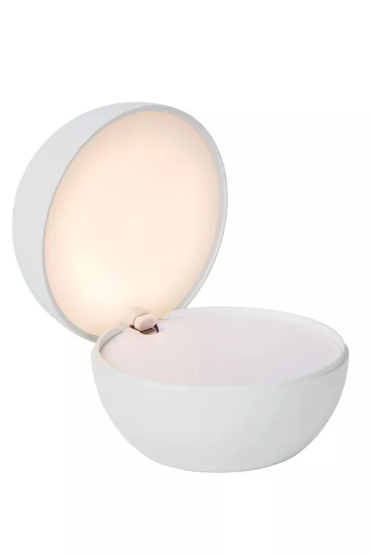 LED Akku Tischlampe Weiß klappbar Ø12 cm 12 h 2700 K Billig