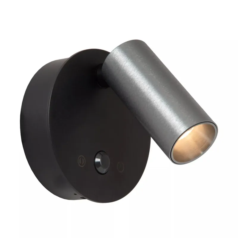 Top-Preis LED Akku Wandstrahler Sensor Grau Schwarz 2700-4000 K