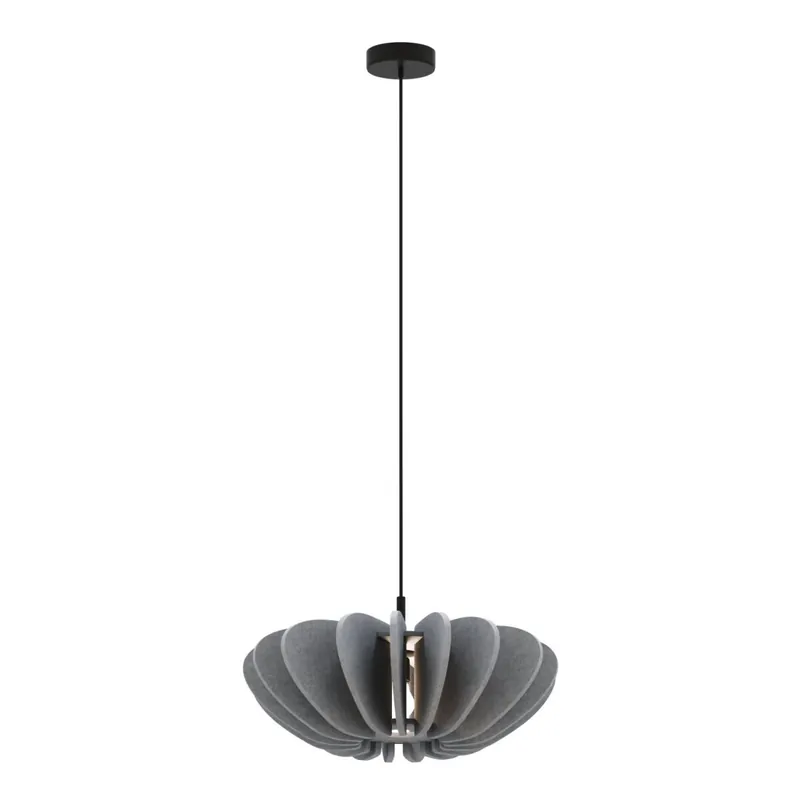 Hängelampe Filz Grau Ø58 cm E27 schallabsorbierend Markenprodukt