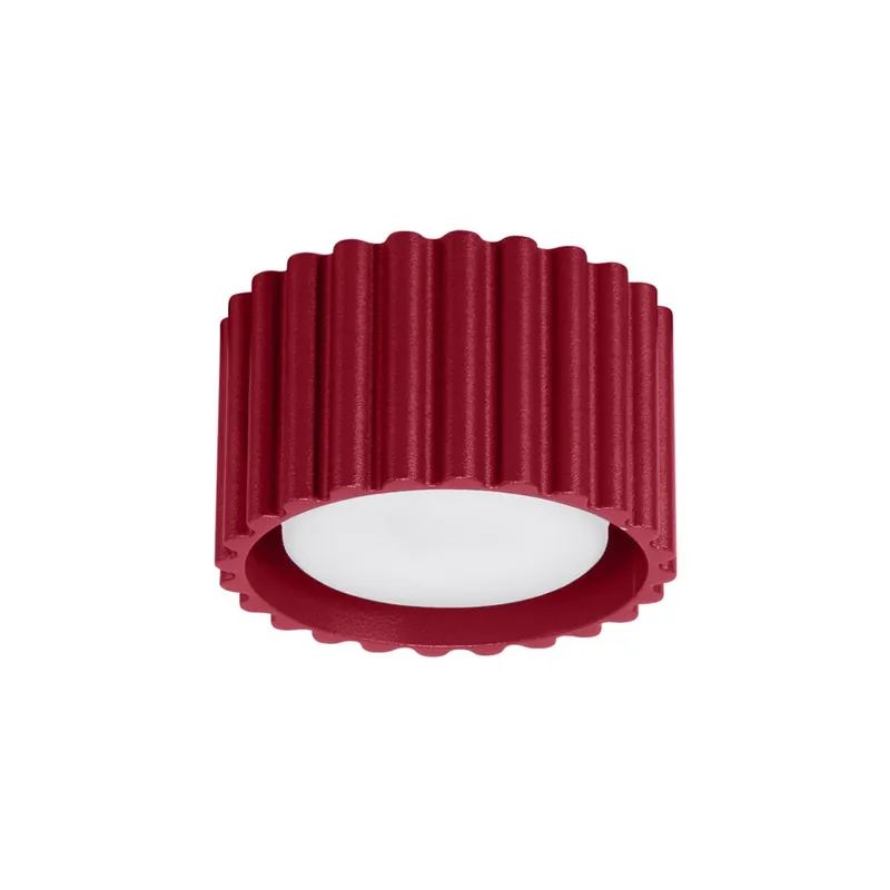 Wochenendangebot Deckenleuchte Aluminium GX53 Ø10 cm rund Burgund