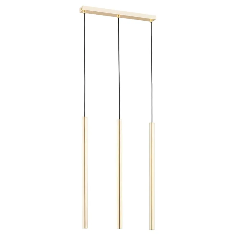 Hängeleuchte 3-flammig Gold 60 cm Modern für Esstisch Sale