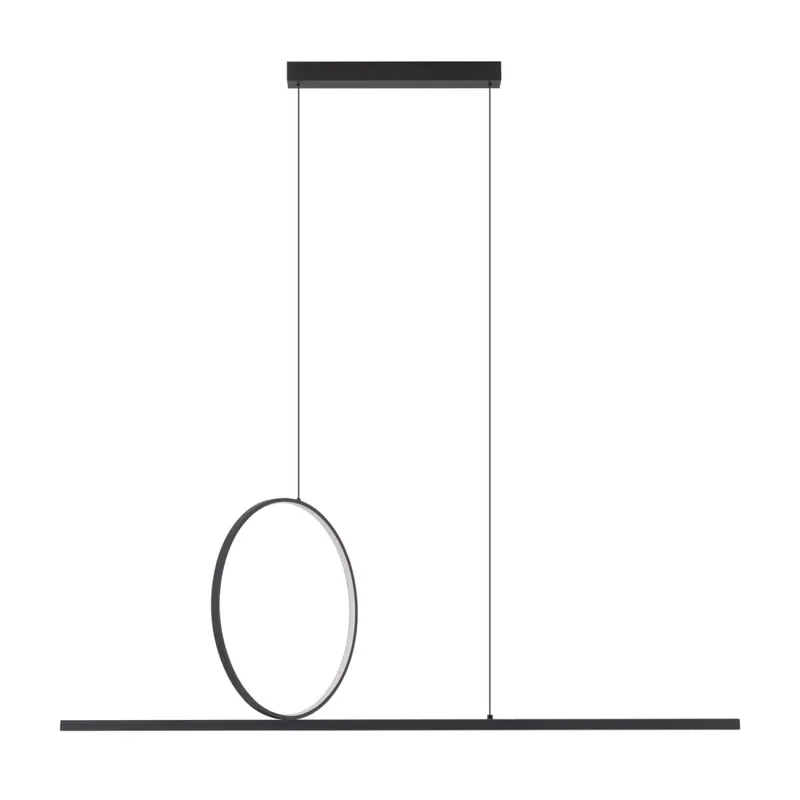 LED Pendelleuchte Schwarz 3000 K L:115 cm lang Sonderangebot