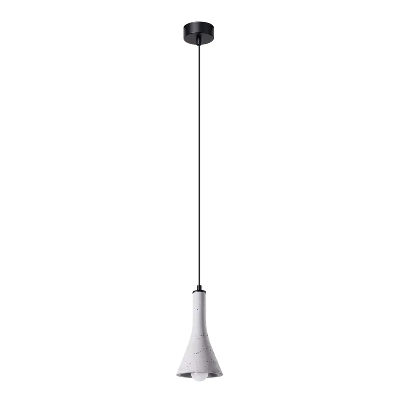 Top-Preis Hängelampe Beton Stahl Grau Schwarz E14 L:12 cm