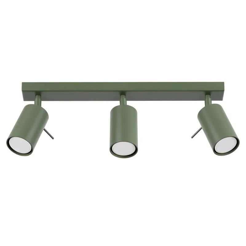 Deckenspot Olivgrün GU10 L:45 cm 3-flmg verstellbar Must-Have
