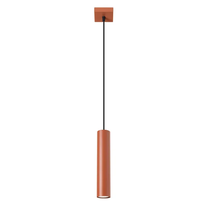 Pendelleuchte Stahl Ocker GU10 rund Ø8 cm akzentuiert Expressversand