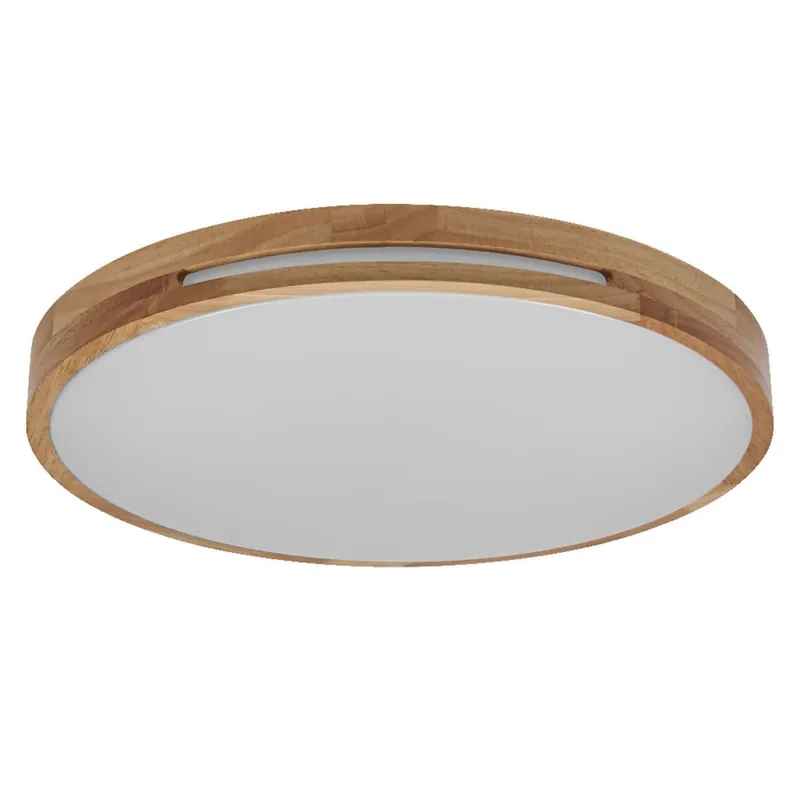 LED Deckenlampe Click-DIM Holz 3000K Ø30cm blendarm Neuheit
