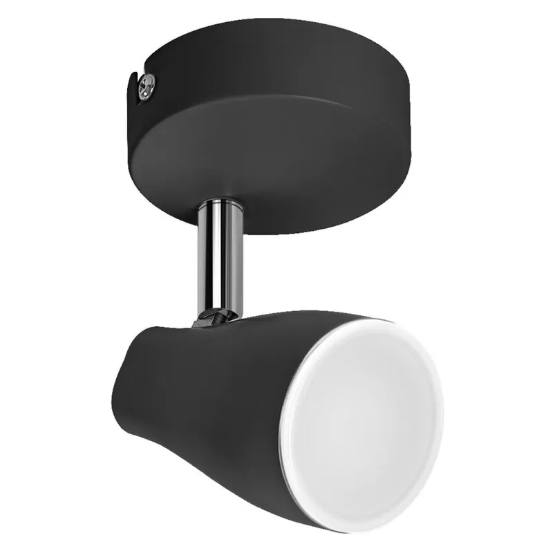 Abverkauf LED Deckenspot schwenkbar Schwarz Metall GU10 OSRAM
