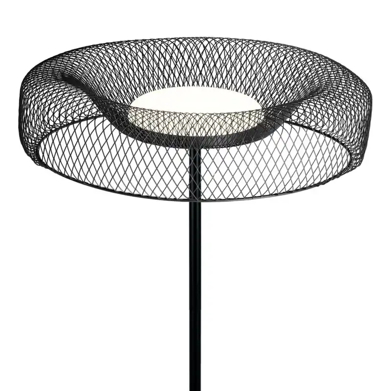 LED Stehleuchte Schwarz Metall 3000 K H:161 cm OSRAM Billig