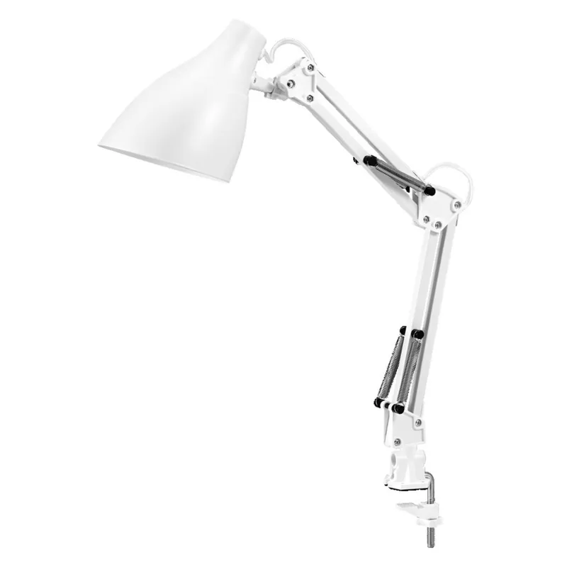 Aktuell Klemmleuchte verstellbar Metall Weiß E27 H:40cm OSRAM