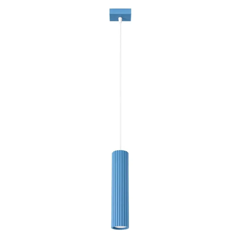 Pendelleuchte Aluminium Hellblau GU10 Ø6,5 cm Begrenztes Angebot