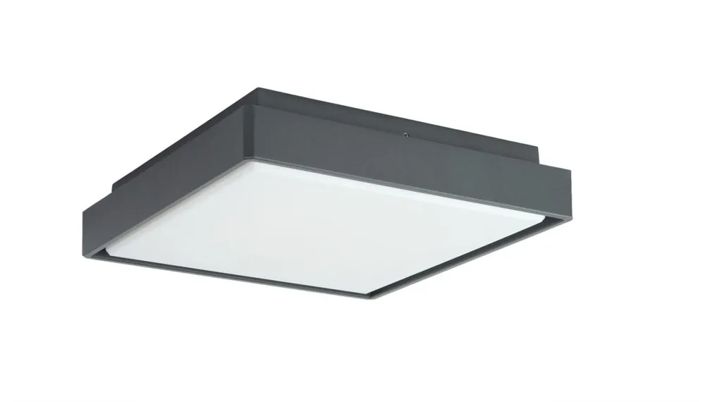 LED Deckenleuchte Dunkelgrau 2700/3000/4000 B:28,5 cm Schneller Versand
