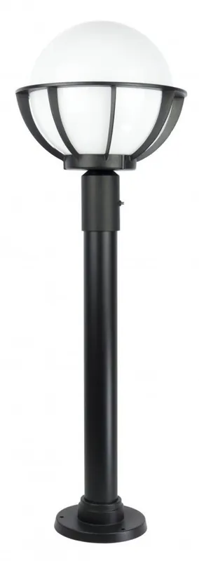 Wegeleuchte Aluminium Schwarz Weiß E27 IP43 H:90 cm Expressversand