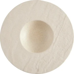 Gourmetteller tief breite Fahne 280 mm / 0,26 l beige Nature Light Billig
