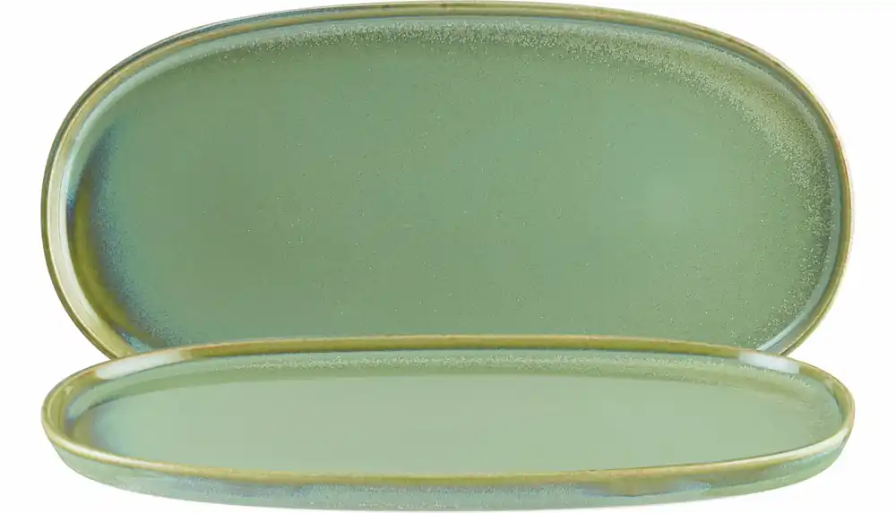 Platte oval Hygge 340 x 175 mm Sage Neu