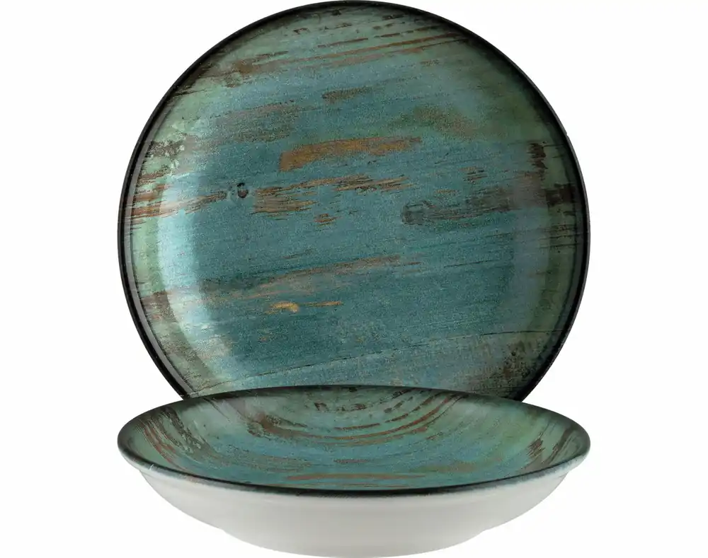 Teller tief Bloom 255 mm / 1,30 l Madera Mint Finale Aktion