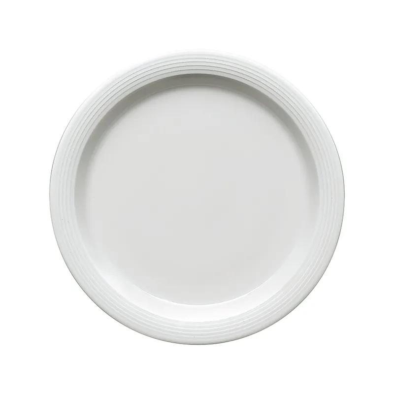 Echt Spezialteller halbtief mit Fahne 257 mm / 0,45 l weiß