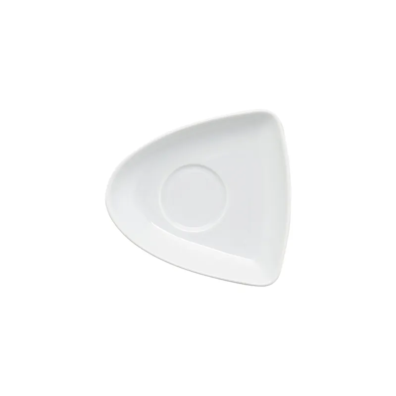 Neue Ware Untertasse asymmetrisch 120 x 115 mm für 0,09 l Tasse