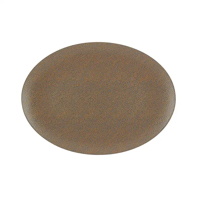 Markenprodukt Coupplatte oval 330 x 240 mm metallic gold