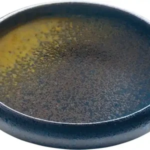 Bowl flach rund 240 mm / 0,90 l Steinzeug blau-braun Sea Sonderaktion
