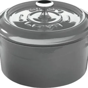 Echt Cocotte 141 x 110 mm / 0,35 l grau mit Deckel Spotlights