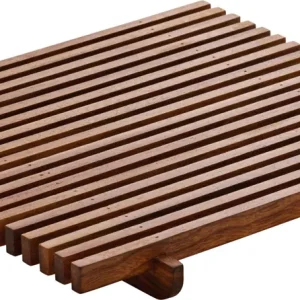 Sonderaktion Krümelgitter eckig 180 x 180 mm Nussbaum Ananti
