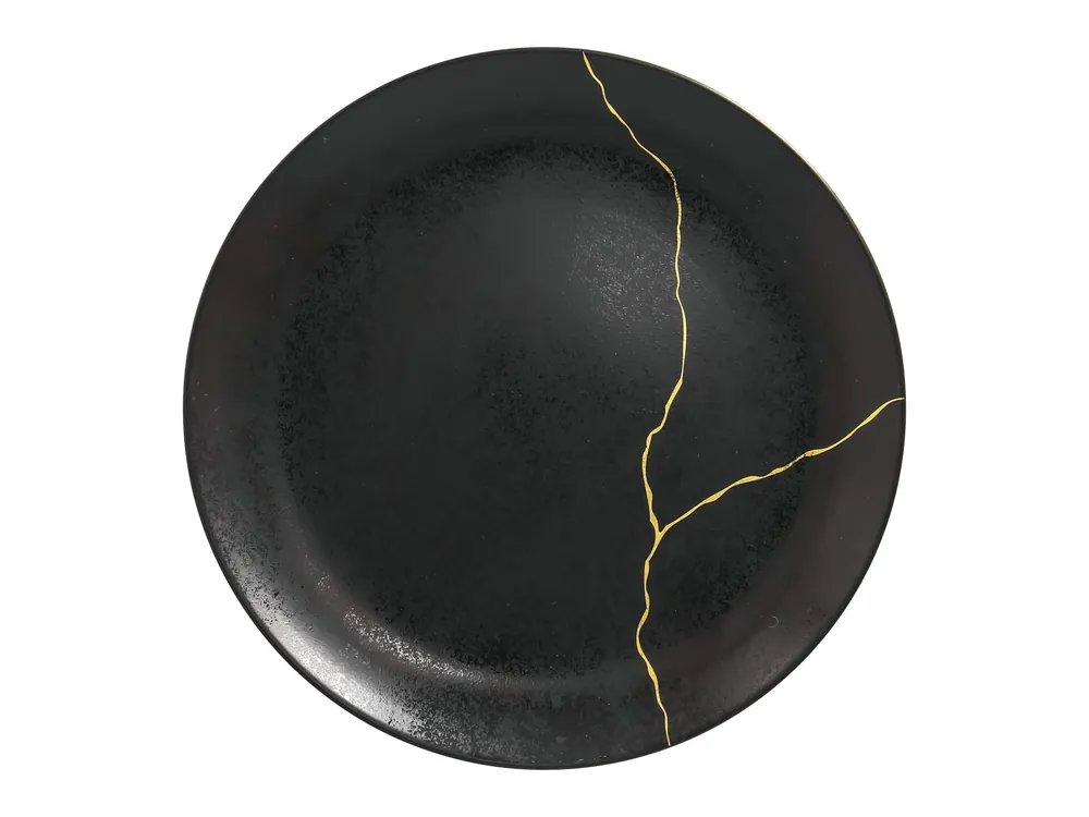 Top-Angebot Coupteller flach 310 mm gold Karbon gold