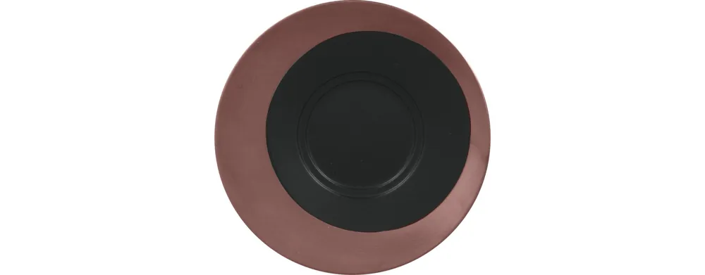 Sichere Zahlung Untertasse 170 mm schwarz / bronze