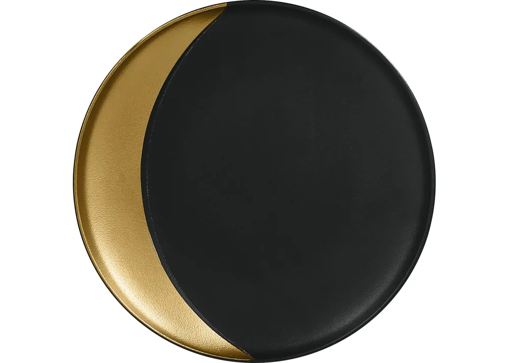 Teller tief 240 mm black-gold Metalfusion Kracherpreis