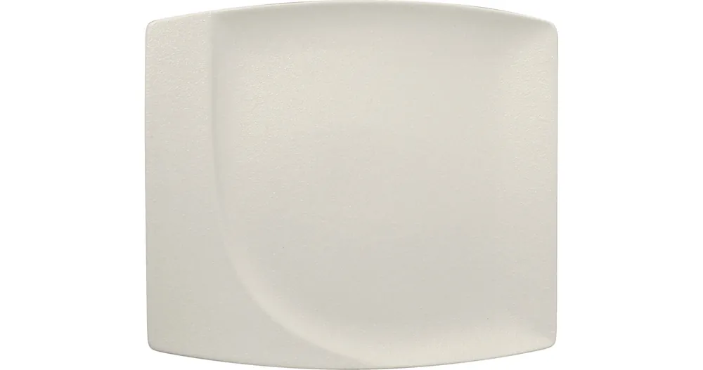 Teller flach quadratisch 320 x 290 mm sand Neofusion Echt