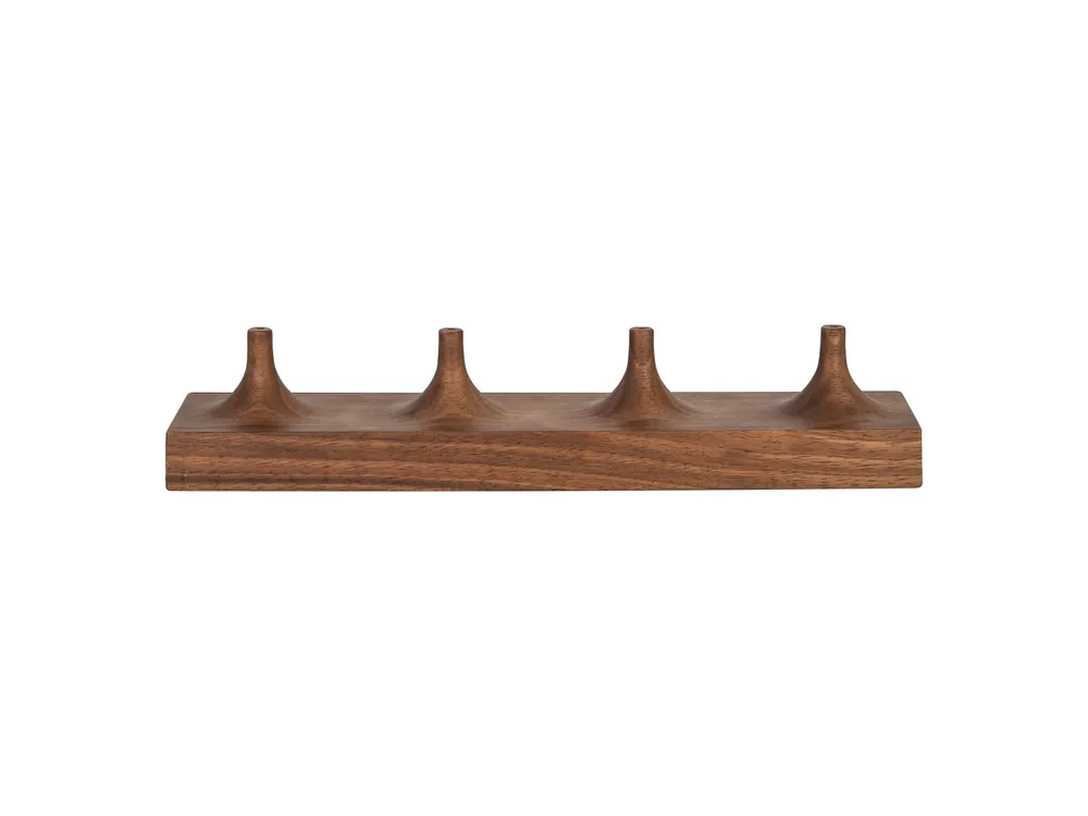 Letzte Chance Holzbasis rechteckig mit 4 Löcher 288 x 73 mm