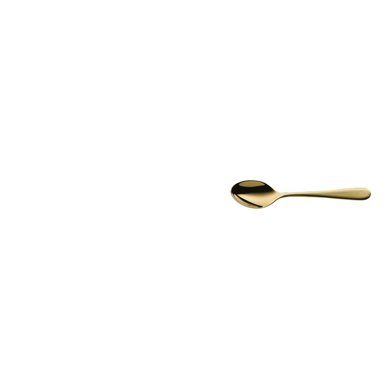 Zertifiziert Moccalöffel 110 mm PVD Gold Carlton PVD Gold