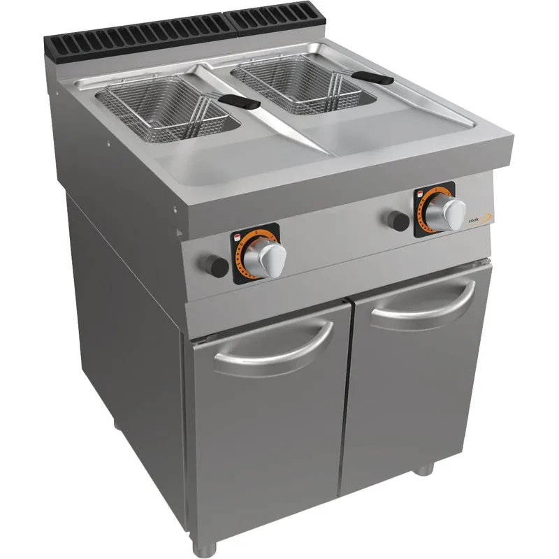 Preiswert Gas-Fritteuse, 2 x 10 l