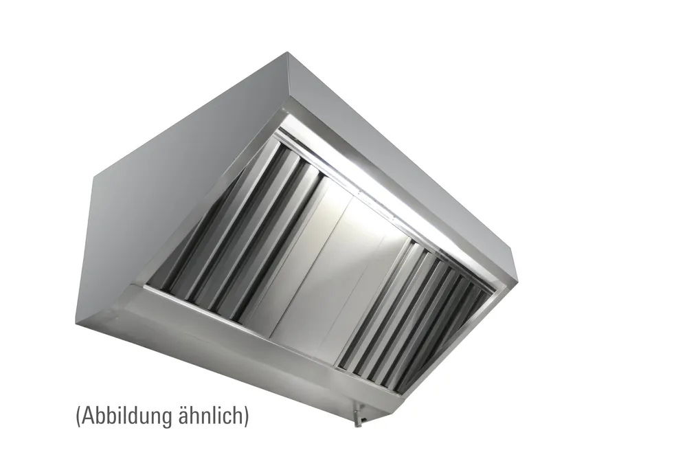 Super-Preis Wandhaube in Schrägform, 2000 x 1100 x 450 mm, Typ A