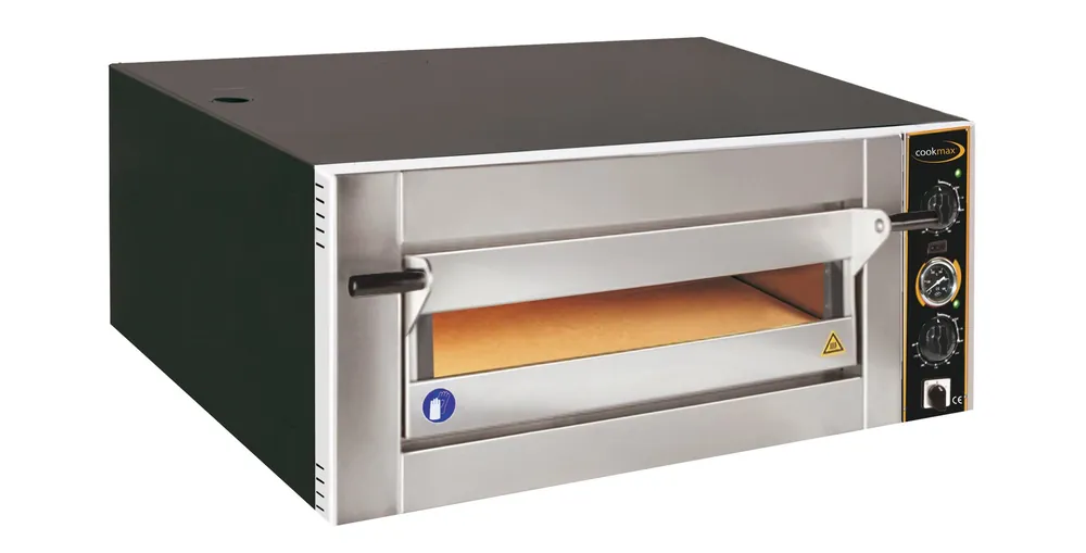 Rabatt Pizzaofen 1 Backkammer für 4 Pizzen ø 300 mm / 950 x 900 x 410 mm