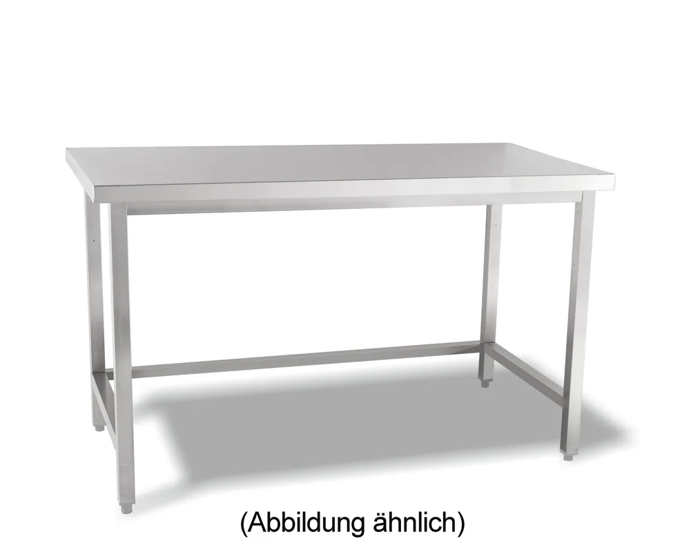 Heißes Angebot Arbeitstisch verschweißt o. Ablageboden ohne Aufkantung 1300 x 700 x 850 mm