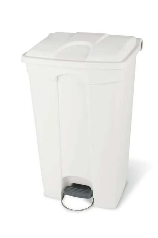 Neu Treteimer 45 l rechteckig weiß / weiß 398 x 410 x 600 mm