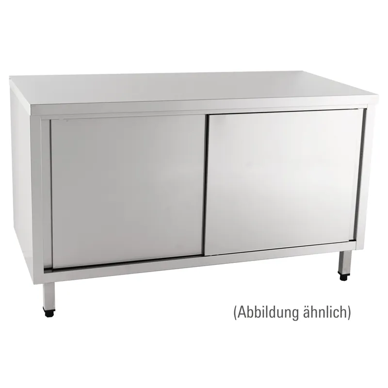 Jetzt Bestellen Arbeitsschrank mit Schiebetüren ohne Aufkantung 2000 x 600 x 850 mm