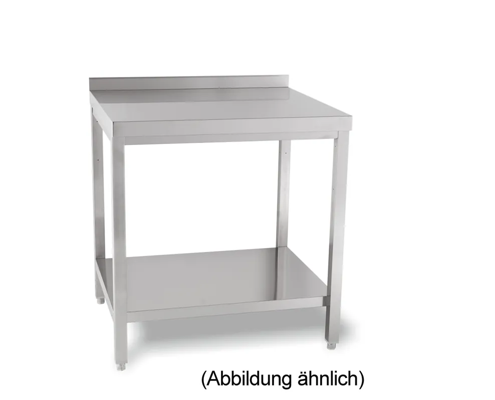 Arbeitstisch verschweißt mit Ablageboden mit 50 mm Aufkantung 1700 x 600 x 850 mm Preis Gesenkt