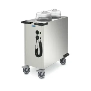 Tellerstapler beheizt Edelstahl bis 166 Teller max. ø 190 bis 260 mm Kracherpreis