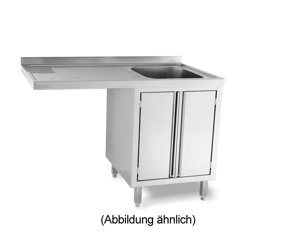 Spülcenterschrank für Spülmaschinen mit 50 mm Aufkantung Türen 2 Becken li. Direkt Vom Hersteller