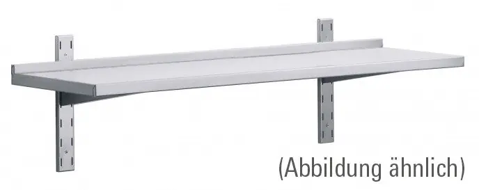1 Wandbord mit Wandkonsolen 30 mm Aufkantung 1000 x 300 mm Neu