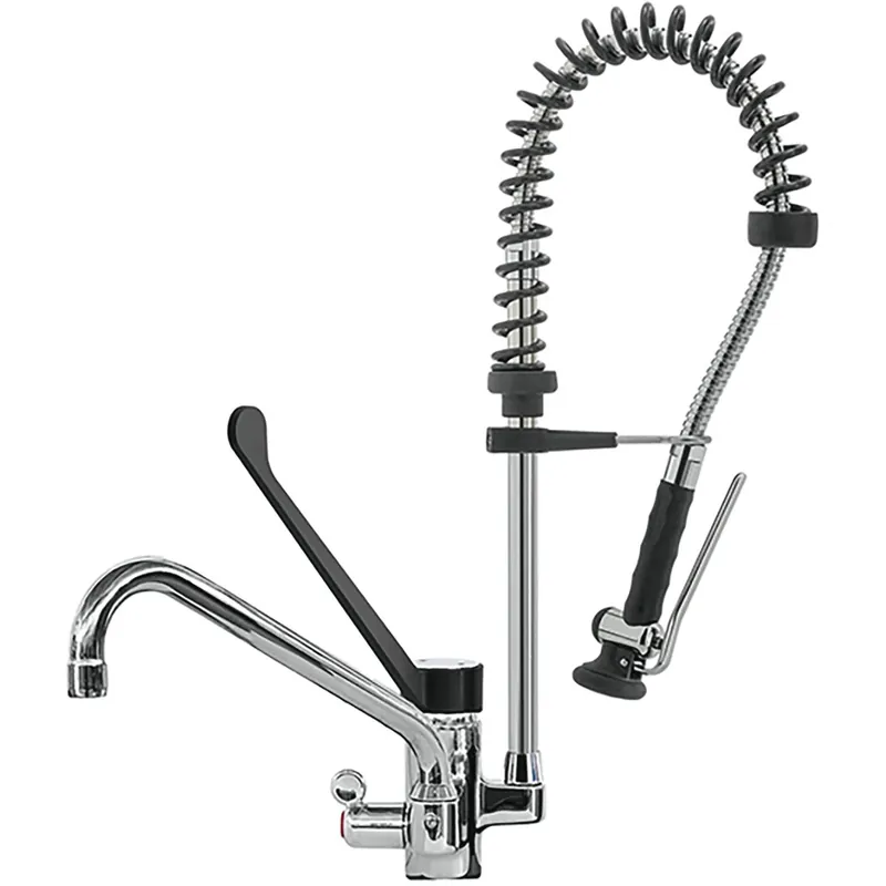 Top-Angebot Geschirr-Waschbrause, Ellenbogen-Hebel, Schwenkhahn, Einlochmontage, H 600 mm