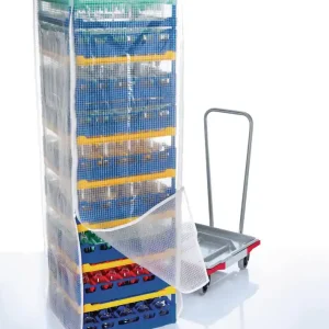 Abdeckhaube Größe L bei Korb- / Spülgut Lagerung Vinyl / 550 x 550 x 1600 mm Knallerangebot