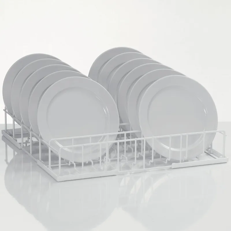 Wochenendangebot Tellerkorb Drahtgitter Größe L / 6 Reihen / 500 x 500 x 92 mm