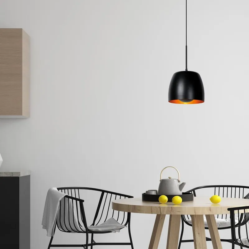 Pendelleuchte Nolan in Schwarz E27 Sale