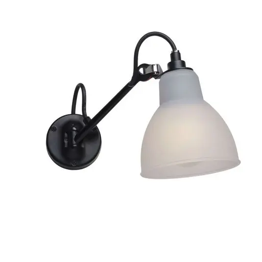 Geprüft 104 Bathroom Wandleuchte Schwarz/Polycarbonat - Lampe Gras