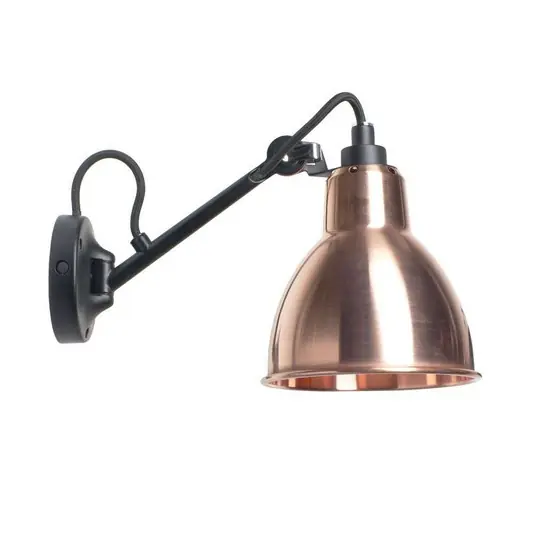 Markenware 104 Wandleuchte Black/Raw Copper - Lampe Gras
