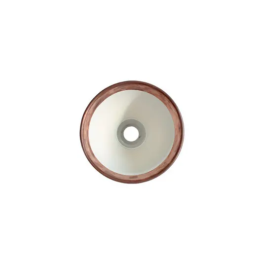 Knallerangebot 304 Wandleuchte Schwarz/Raw Kupfer/Weiß - Lampe Gras