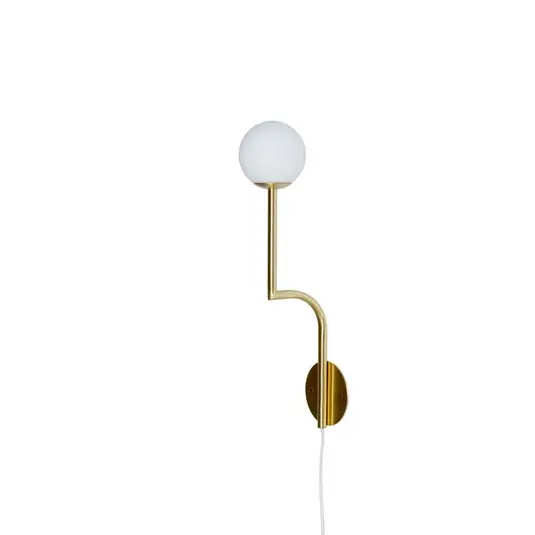 Direktkauf Mobil 46 Wandleuchte Brass/Opal - Pholc