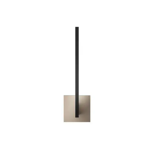 Inlay W2 Linear Wandlampe schwarz/gold 16,9 cm - Light-Point Neue Ware